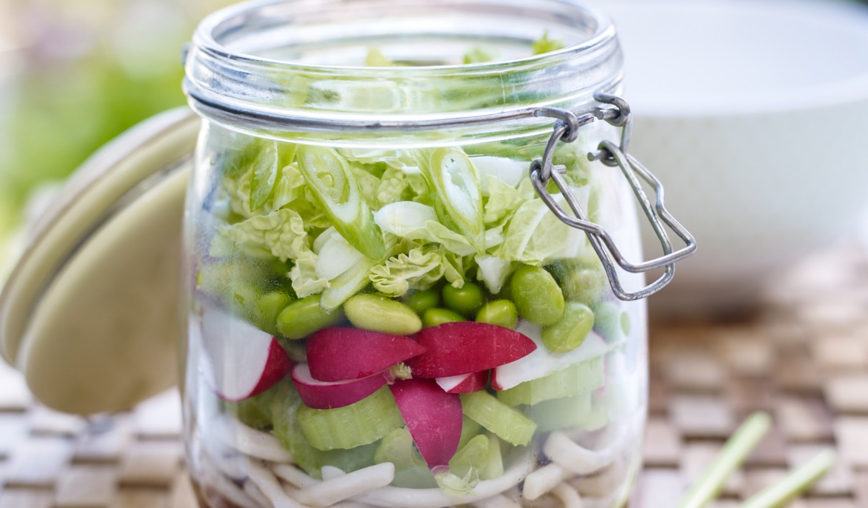 Love the Crunch Kilner Jar salad